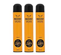 REDIST Spray para el pelo Ultra Stark Full Force 3 x 400 ml I Stylingspray para hombre y mujer I spray para cabello para una sujeción ultra fuerte I sin pegar, spray ultra fuerte I para todo tipo de