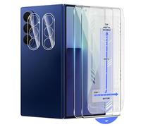 Redjeuinn para Protector de pantalla Samsung Galaxy Z Fold 7,2 unidades de película de Cristal vidrio templado+2 unidades de protector de cámara,con herramienta instalación, dureza 9H, sin burbujas.