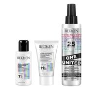 Redken Acidic Bonding Concentrate Shampoo and Conditioner with One United Spray Bundle for Healthy Looking Hair