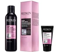 Redken Acidic Color Gloss Activated Glass Gloss Treatment 237ml and Conditioner Mini 50ml, Glass-Like Shine