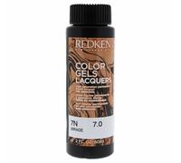 Redken Color Gels 7N Mirage - Tinte Permanente de Alta Saturación, Cobertura 100% Canas, Brillo Intenso