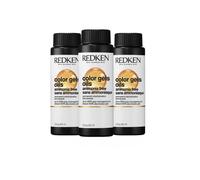 Redken Color Gels Oils 4NN 4.00 60ml - Coloración Permanente, Cobertura 100% Canas, Sin Amoníaco, Con Aceite de Albaricoque