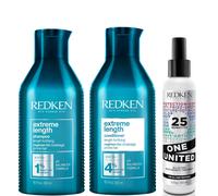 Redken Extreme Length Shampoo, Conditioner and One United Hair Bundle
