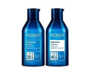 Redken, Pack Champú + Acondicionador, Tratamiento reparador para Cabello Dañado, Extreme, Champú 500 ml + Acondicionador, 500 ml
