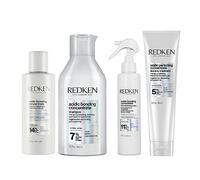 Redken, Rutina ABC para Reparación profunda, Con Tratamiento intensivo, Champú sin Sulfatos, Acondicionador Líquido y Tratamiento sin aclarado, Para Cabellos Dañados, Acidic Bonding Concentrate, 150 m