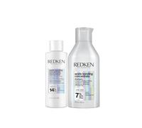 Redken, Rutina ABC para Reparación profunda, Con Tratamiento Intensivo y Champú sin Sulfatos, Para Cabellos Dañados, Acidic Bonding Concentrate, 125 ml+300 ml