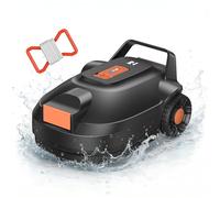 Redkey S200 Robot Piscina, Robot Limpiafondos Piscina Sin Cable con Doble Motore, Doble Succión, 180 Min de Limpieza, Estacionamiento Automático, para Piscinas de Fondo Plano 100 m²