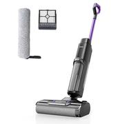 Redkey W15 Aspirador Vertical Fregona Sin Cable Agua, Aspirador Barredor 3 en 1, Potente Absorción de Agua y Polvo, Placa Única de 5mm, 35min Larga Autonomía, Pantalla LED, Limpieza Automática