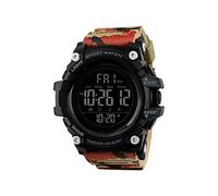 Redlemon Reloj Deportivo Militar con Pantalla Digital, Resistente al Agua, retroiluminación, cronómetro, Alarma, Temporizador Dual, Temporizador, Correa Ajustable, Modelo 1384, Camuflaje, M,