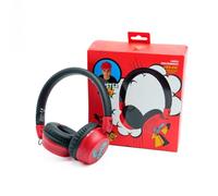 REDLOX CascoZombie Inalámbrico Infantil con Diseño Zombies by Chuster, Bluetooth 5.3, Batería de Larga Duración y Estructura Plegable - Modelo REDCIZOMB