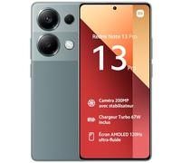 Xiaomi Redmi Note 13 Pro 16,9 cm (6.67") Ranura híbrida Dual SIM Android 12 4G USB Tipo C 12 GB 512 GB 5000 mAh Verde