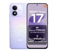 REDMI Note 17, Smartphone 4+128GB, Morado Celestial, batería de 7700mAh | Cámara 50 MP, carga 45 W, pantalla GOLED FHD+ 6,99", HyperOS 3 + Google Gemini, resistencia IP65