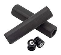 RedMonkey Sports - Puños de Silicona Wolf Tooth Fat Paw CAM, Color Negro, 9,5 mm
