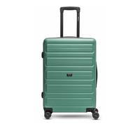 REDOLZ Artículos comunes Essentials 08, verde, azul, Koffer M (65 cm), Carro rígido con ruedas giratorias