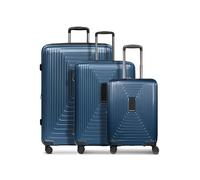 REDOLZ Artículos comunes Essentials 14, Azul oscuro metálico, 3-Set+, Carro rígido con ruedas giratorias