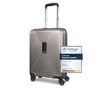 REDOLZ Artículos comunes Essentials 14, gris café metálico, Kabinen Trolley (55 cm), Carro rígido con ruedas giratorias