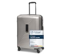 REDOLZ Artículos comunes Essentials 14, gris café metálico, Trolley M+ (66 cm) erweiterbar, Carro rígido con ruedas giratorias