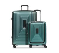 REDOLZ Artículos comunes Essentials 14, Verde perla metálico, 2-Set+ (Laptop), Carro rígido con ruedas giratorias
