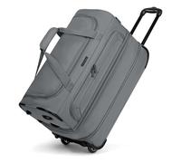 Redolz Bolsa de viaje Duffle Essentials de 2 ruedas 55 cm M con solapa de expansión gris