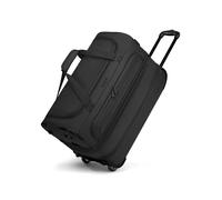 Redolz Bolsa de viaje Duffle Essentials de 2 ruedas 55 cm M con solapa de expansión negro