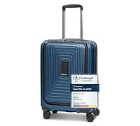 REDOLZ Carretilla con Compartimento para portátil Essentials 14 Trolley (Exp. with Front Pocket) Dark Blue Metallic Azul Marino