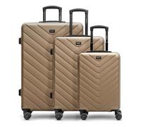 REDOLZ Carretilla Essentials 07 Trolley Set 3 -Piezas Champagne 2 marrón Topo