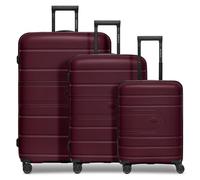 REDOLZ Carretilla Essentials 11 Trolley Set 3 -Piezas Burgundy Burdeos