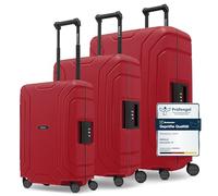 REDOLZ Carretilla Essentials 15 Trolley-Set 3 -Piezas Classic Red Rojo