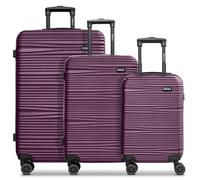 REDOLZ Carretilla Essentials 16 Trolley-Set 3 -Piezas Burgundy Burdeos