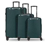 REDOLZ Carretilla Essentials 18 Trolley Set 3 -Piezas Metallic-Green Shiny Verde Oscuro