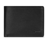 Redolz Cartera de piel Essentials QF RFID de 12 cm desplegable con compartimento de cremallera gris