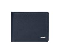Redolz Cartera Leather Essentials QF de piel con protección RFID, 12 cm, desplegable azul