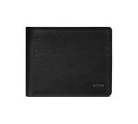 Redolz Cartera Leather Essentials QF de piel con protección RFID, 12 cm, desplegable negro