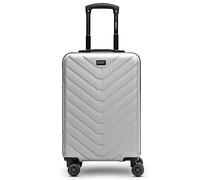 REDOLZ Distintivo Essentials 07, Plateado-colored, Koffer S (55 cm), Carro rígido con ruedas giratorias