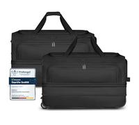 REDOLZ Duffle Essentials Wheeled Duffle Set L Exp. + L Exp. Black