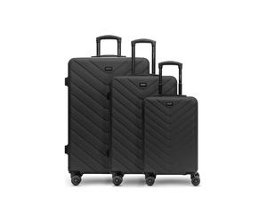 Redolz Essentials 07 3-SET 4 ruedas Juego de maletas 3 piezas gris