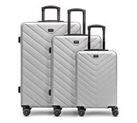 Redolz Essentials 07 3-SET 4 ruedas Set de maletas 3 piezas gris