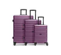 Redolz Essentials 08 3-SET 4 ruedas Juego de maletas 3 piezas lila