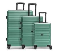 Redolz Essentials 08 3-SET 4 ruedas Set de maletas 3 piezas verde