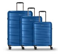 Redolz Essentials 10 3-SET 4 ruedas Juego de maletas 3 piezas azul