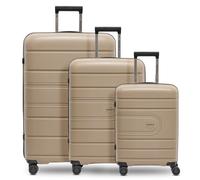 Redolz Essentials 11 3-SET 4 ruedas Set de maletas 3 piezas beige