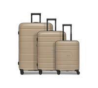 Redolz Essentials 11 4 ruedas Set de maletas 3 piezas Con fuelle expandible beige