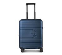 REDOLZ Essentials 11 + BC, azul medianoche, Koffer S+ (55 cm) erweiterbar, Carro rígido con ruedas giratorias