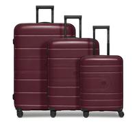 Redolz Essentials 11 4 ruedas Set de maletas 3 piezas Con fuelle expandible rojo