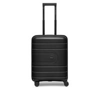 REDOLZ Essentials 11 + BC, Negro , Koffer S+ (55 cm) erweiterbar, Carro rígido con ruedas giratorias