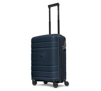 REDOLZ Essentials 11 + BC, azul medianoche, Koffer S+ (55 cm) erweiterbar, Carro rígido con ruedas giratorias