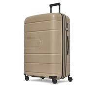 REDOLZ Essentials 11 + BC, beige, Koffer L+ (76 cm) erweiterbar, Carro rígido con ruedas giratorias