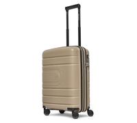 REDOLZ Essentials 11 + BC, beige, Koffer S+ (55 cm) erweiterbar, Carro rígido con ruedas giratorias