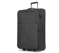 REDOLZ Essentials 12 Productos habituales, Negro , L (77 cm) 2-Rad erweiterbar, Clásico