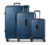 Redolz Essentials 14 4 ruedas Set de maletas 3 piezas Con fuelle expandible azul